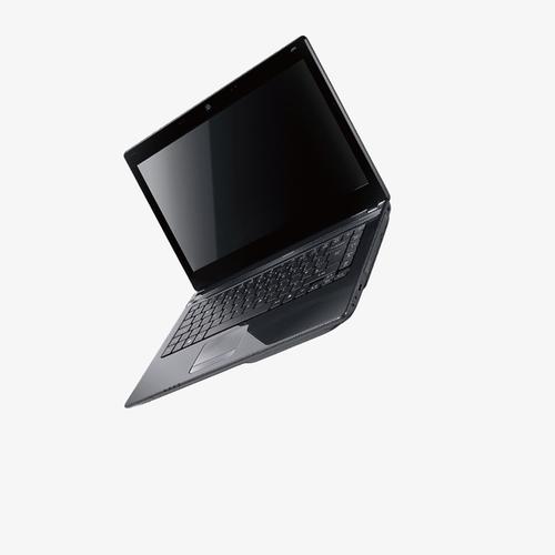 黑色笔记本电脑产品图